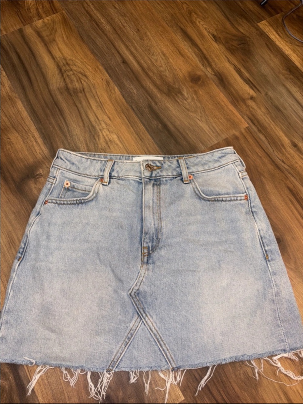 MNG Blue Denim Skirt